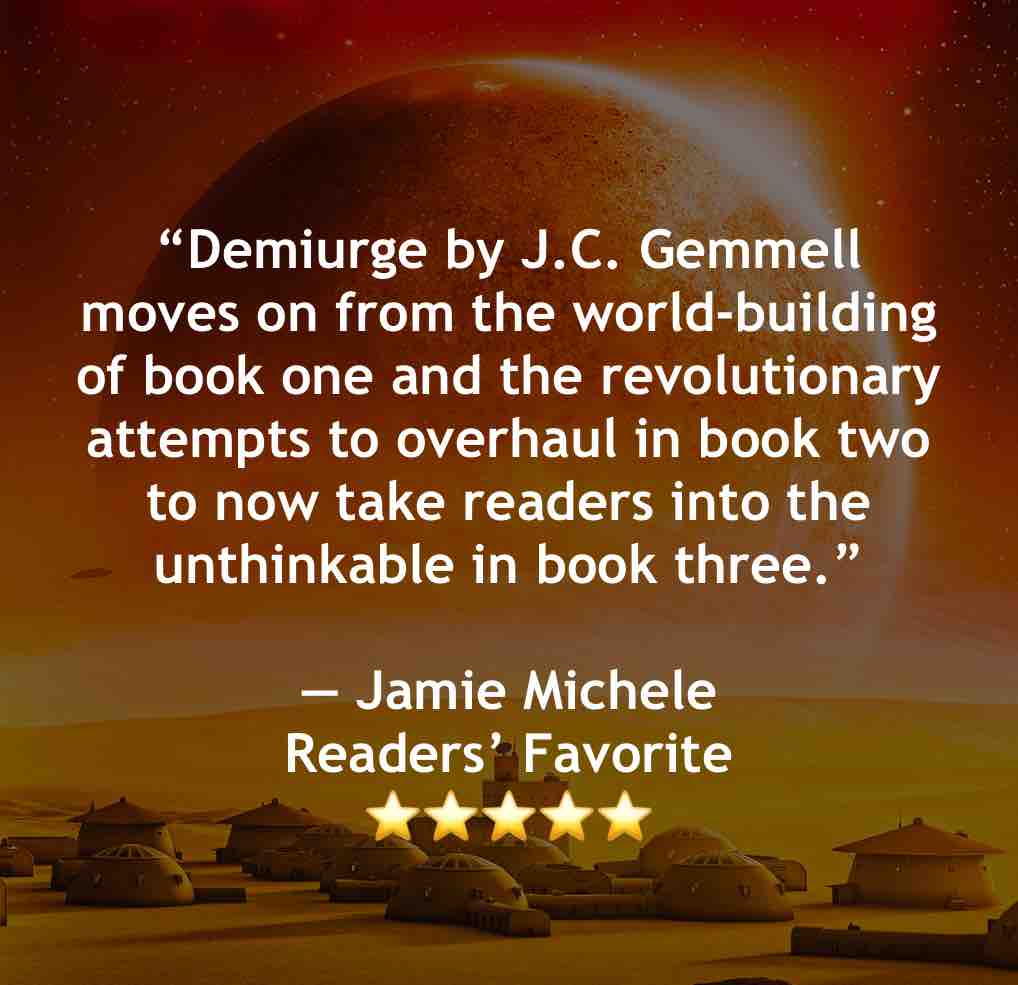 Reviews of books by J.C. Gemmell